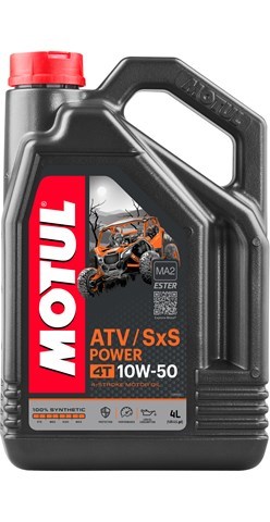 Моторное масло Motul ATV SXS Power 4T 10W-50 Синтетическое 4л (105901)