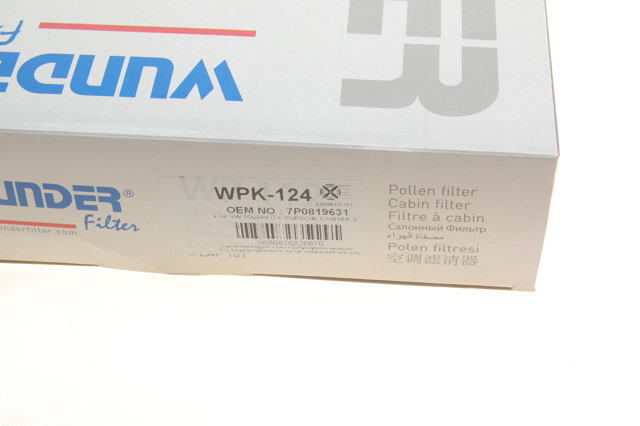 Фильтр воздушный отопителя Wunder WPK124 цена, от 9.59 USD