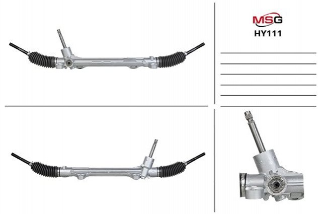 HY111 MSG cremalheira da direção