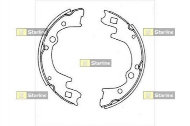 Тормоза рабочие задние ножные и тормозные барабаны Starline BC08270 цена, от 31.67 USD