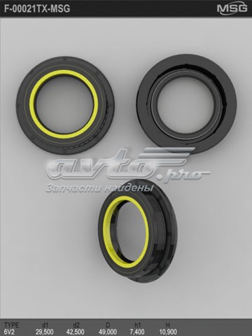 Сальник рулевого редуктора MSG F00021TX цена, от 5.70 USD