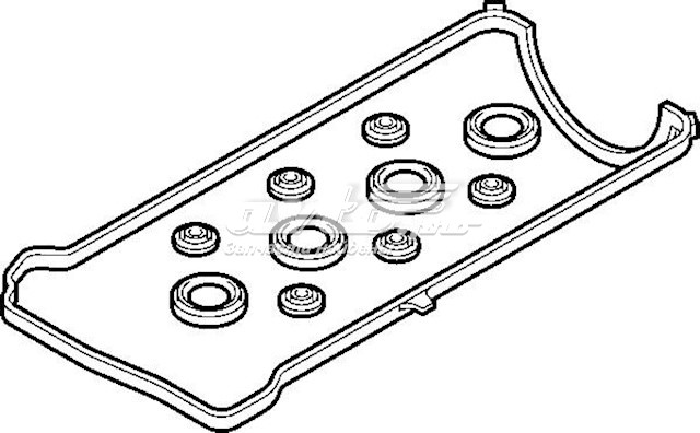Прокладка клапанной крышки двигателя, комплект ELRING 458310