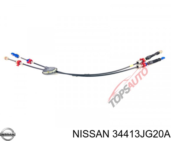 Трос переключения передач сдвоенный на Nissan X-Trail T31