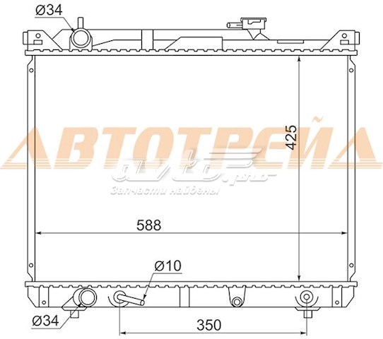 SK00041 SAT Радиатор основной