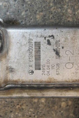 A6131420079 MERCEDES Enfriador EGR de recirculación de gases de escape original y equivalente