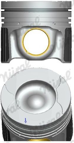 Поршень на 1 цилиндр 013PI00156000 Mahle Original