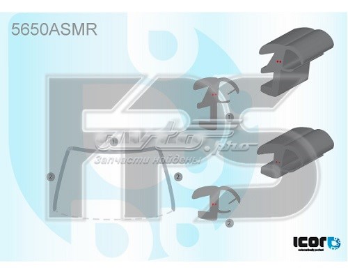 Moldura de pára-brisas para Mitsubishi Pajero SPORT I K90