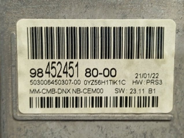 Купить 9845245180 Peugeot/Citroen Панель приборов