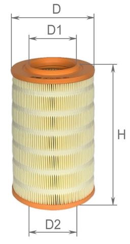 Купить AF0126 Alpha Filter Автомобильный фильтр воздуха