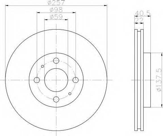 Купить 986478639 Bosch Ротор тормозной