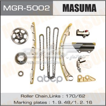 Ремкомплект ГРМ Masuma MGR5002 цена, от 182.64 USD