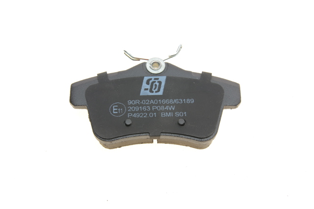 Задние тормозные колодки 209163 Solgy