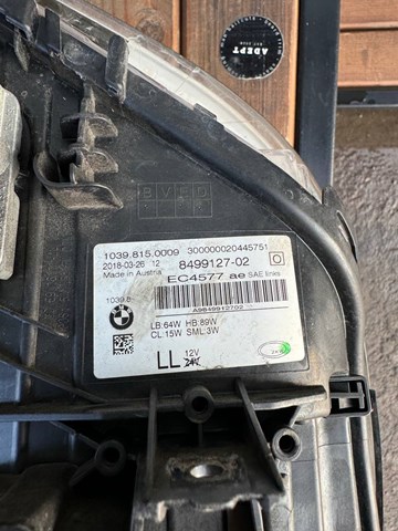 8499127 BMW 