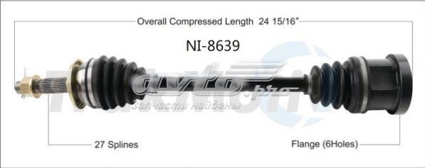 NI8639 Trakmotive/Surtrack Полуось передняя левая
