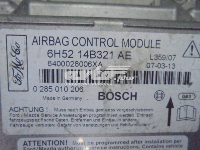 Модуль-процессор управления подушкой безопасности (ЭБУ AIRBAG) Land Rover 6H5214B321AE цена, от 48.02 USD