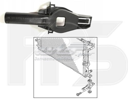 Кронштейн (подушка крепления) радиатора нижний FPS FP1212201 цена, от 4.99 USD