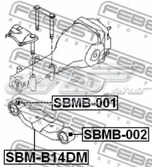 SBMB14DM Febest consola (travessa dianteira de redutor traseiro)