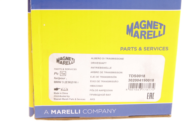 302004190018 Magneti Marelli semieixo traseiro