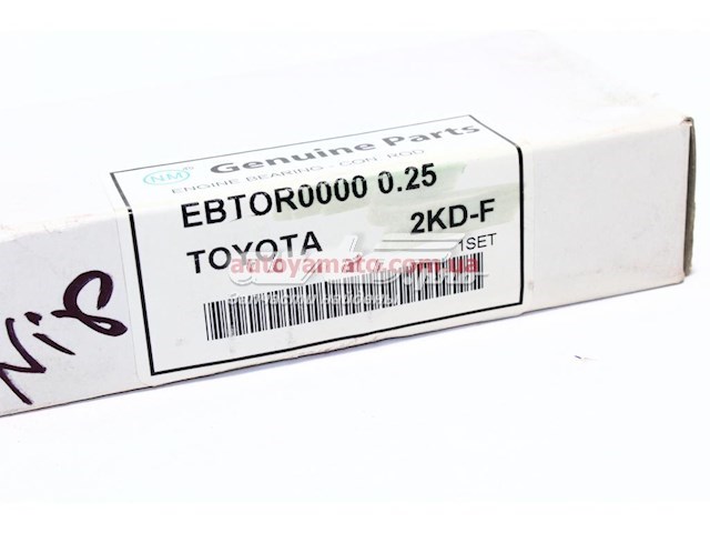 1320430020 Toyota folhas inseridas de cambota de biela, kit, 1ª reparação ( + 0,25)