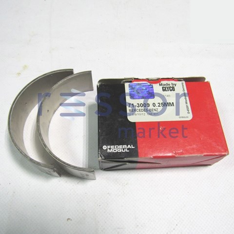 4030381310 Mercedes folhas inseridas de cambota de biela, kit, 1ª reparação ( + 0,25)