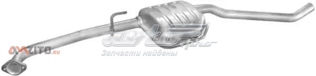 Центральная часть глушителя 17236 Polmostrow