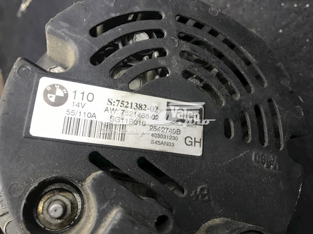 7521382 BMW Генератор автомобильный