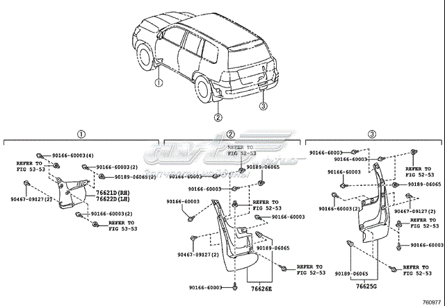 7662160190 Toyota 