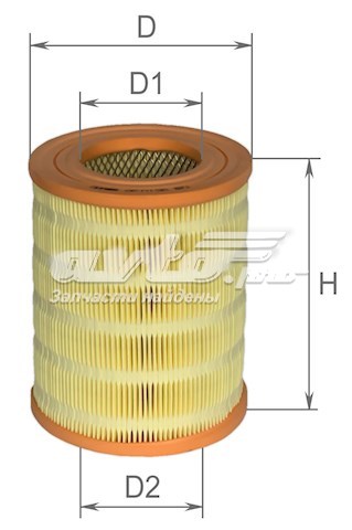 Воздушный фильтр AF0136 Alpha-filter