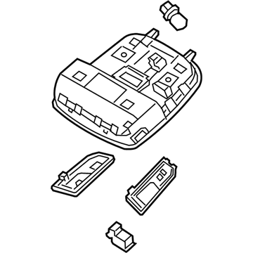 Плафон салона 92800G5000HGC Hyundai/Kia