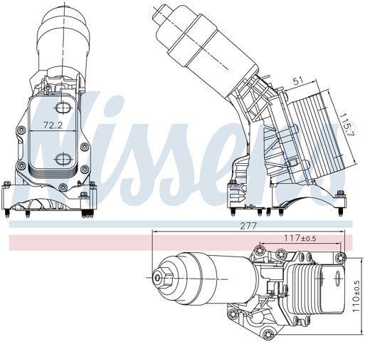 Купить CLC362000S Mahle Original Корпус масляного фильтра