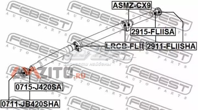 Пыльник карданного вала Q-fix Q0040590