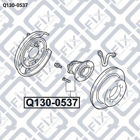 Ступицы задних колес Q-fix Q1300537 цена, от 57.33 USD