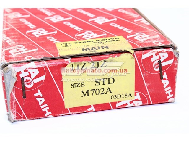 Купить M702ASTD Taiho Вкладыши коленвала, коренные, комплект, стандарт (STD)