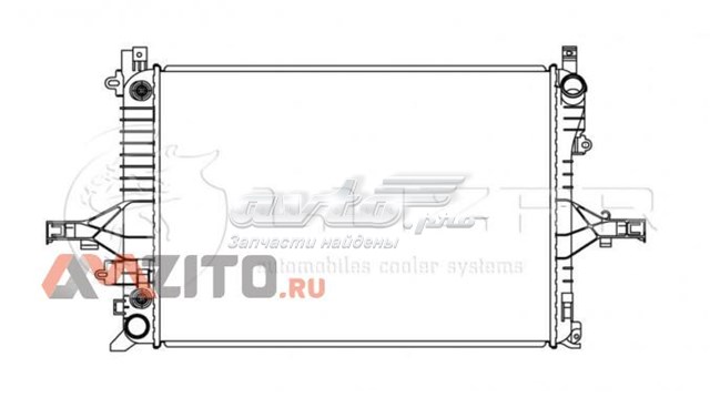 Радиатор LRC10156 Luzar