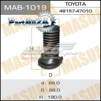 Пыльник амортизатора переднего Masuma MAB1019