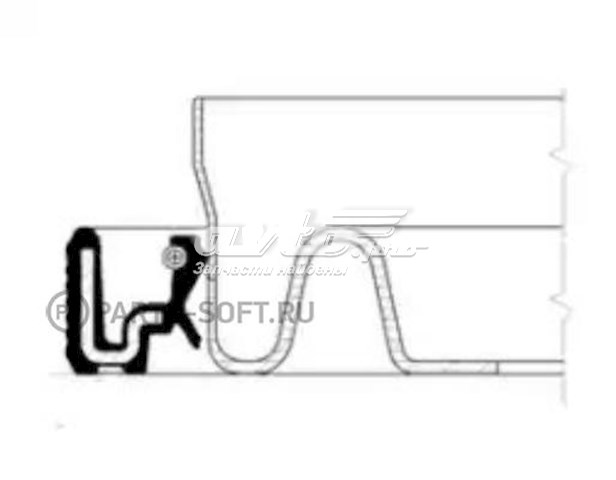 12014728B Corteco vedação da árvore distribuidora de motor