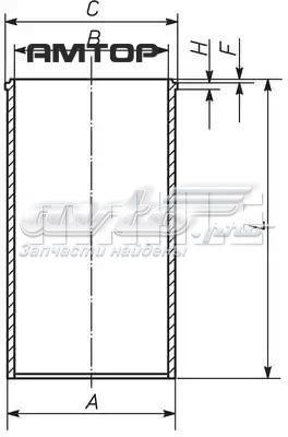 Гильза поршневая Mahle Original 213WT0300 цена, от 53.59 USD