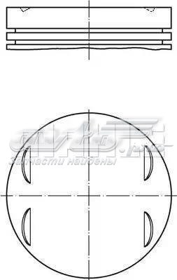 Поршень на 1 цилиндр 0052400 Knecht-Mahle