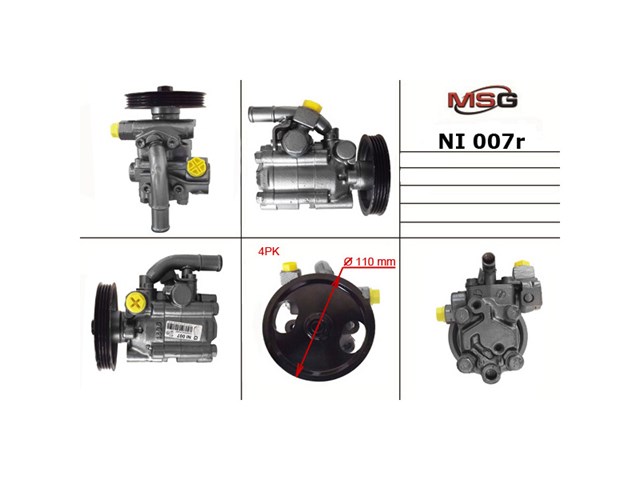MT409.NLF0.R MSG Rebuilding cremalheira da direção