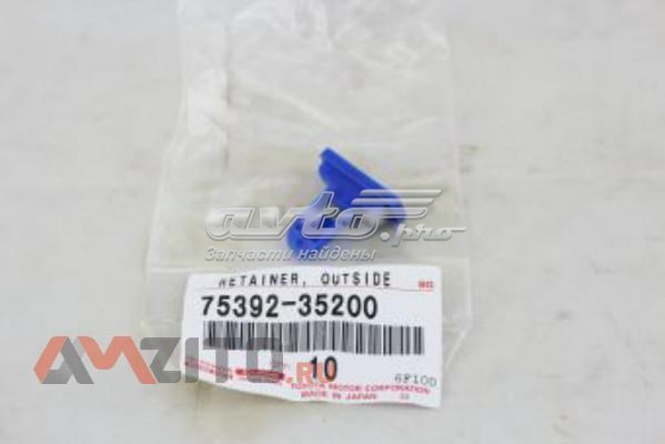 Cápsula (prendedor) de fixação do pára-choque traseiro para Toyota Hilux (KUN25)