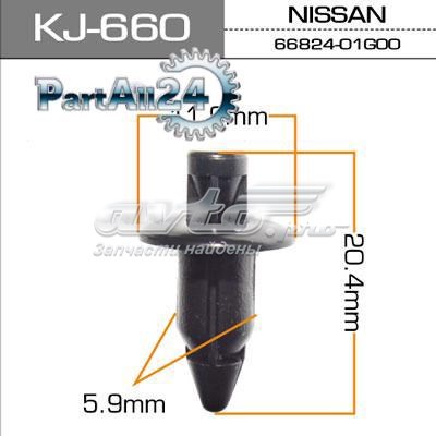 Крепеж переднего бампера Masuma KJ660 цена, от 0.42 USD