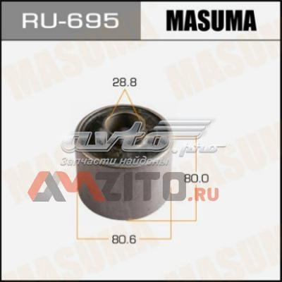 Купить RU695 Masuma Сайлентблок нижний передней подвески