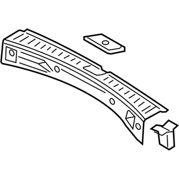 Облицовка задней панели багажника GJ5Z7842624BA Ford