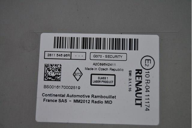 281154696R Renault (RVI) Радиоприемник