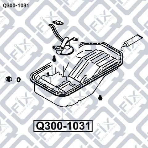 Масляный поддон двигателя Q-fix Q3001031 цена, от 76.56 USD