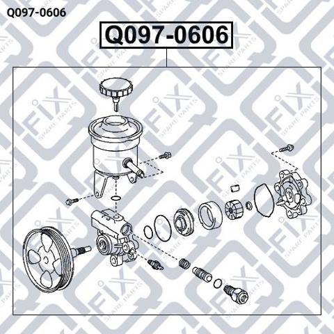 Насос ГУР Q0970606 Q-fix