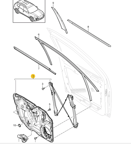  95854246201 Porsche