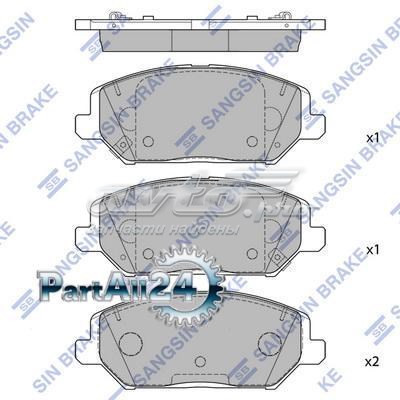 Передние тормозные колодки SP4242 Sangsin