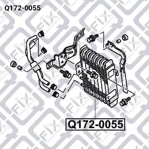 Радиатор АКПП Q-fix Q1720055
