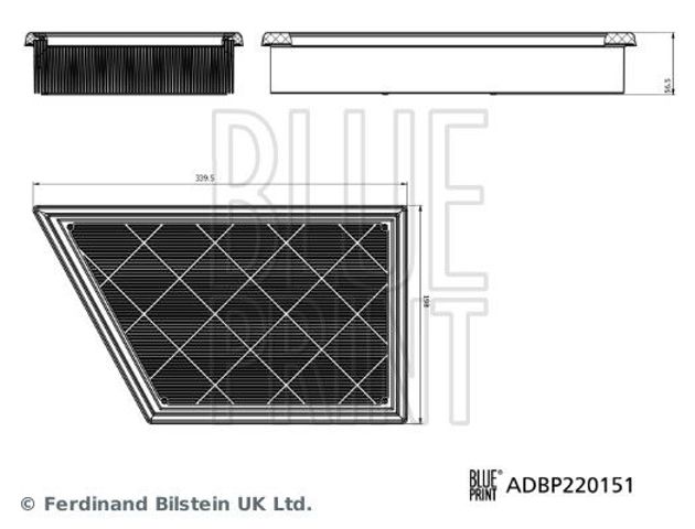 C34001 Mann-Filter Воздушный фильтр двигателя